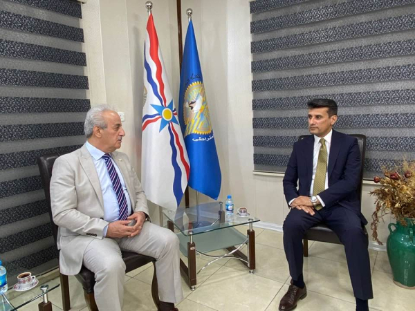 السكرتير العام يستقبل البرلماني جيمس حسدو