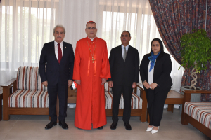 حزب بيت نهرين الديمقراطي يزور البطريرك مار بولس الثالث نونا